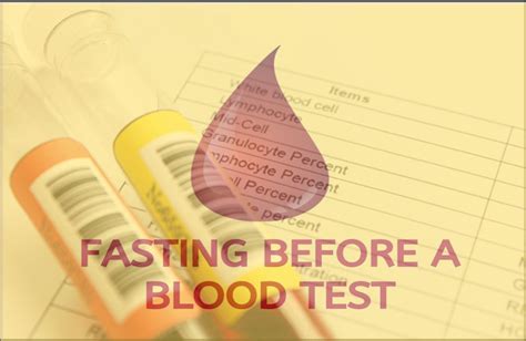 Fasting before a blood test: Examples, reasons, and tips.